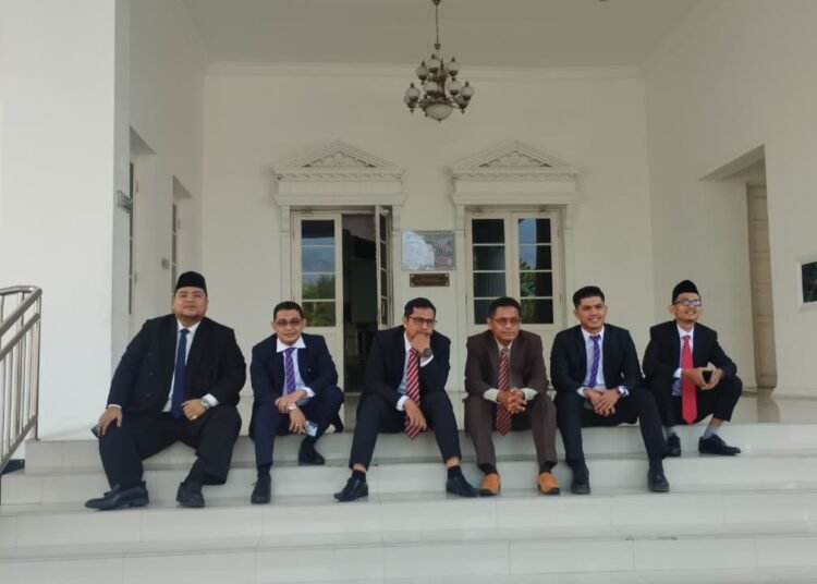 Komisioner KPID Sumbar periode 2026–2029 tiba di Auditorium Gubernur, Jumat (13/3/2026). Foto: Qadri/Sumbarkita