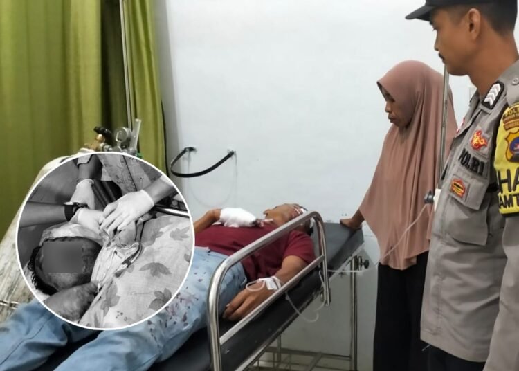Korban kecelakaan lalu lintas di Jalan Padang–Painan, Tarusan, Pesisir Selatan, Sabtu (14/3/2026) malam.