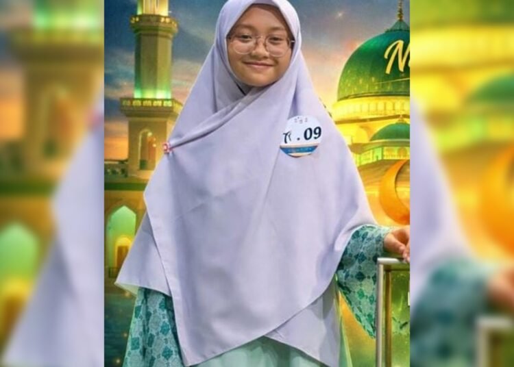 Najwa Alifah Rahman, santri kelas XI MA Plus Pondok Pesantren Modern Subulussalam Padang Pariaman