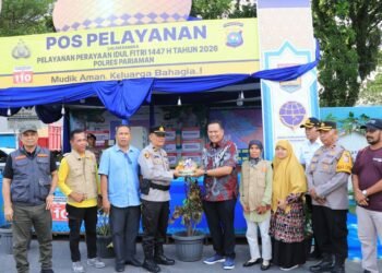 Pastikan Keamanan Idulfitri, Wali Kota dan Wakil Wali Kota Pariaman Tinjau Pos Pengamanan dan Pelayanan