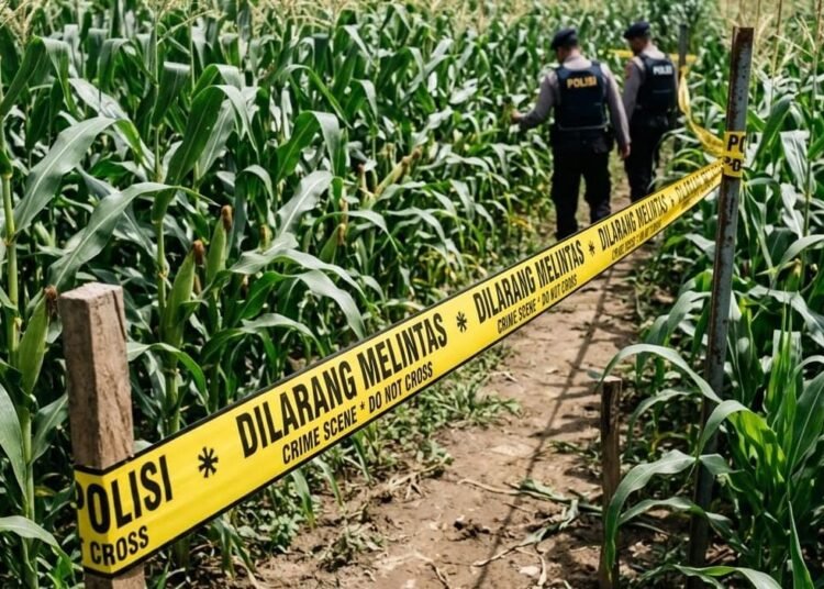 Seorang remaja putri yang diduga tersengat pagar listrik di kebun jagung di Jorong Talaweh, Nagari Labuah Gunuang, Kecamatan Lareh Sago Halaban, Kabupaten Limapuluh Kota, pada Selasa (24/3/2026) sekitar pukul 20.00 WIB. Foto: Ilustrasi AI