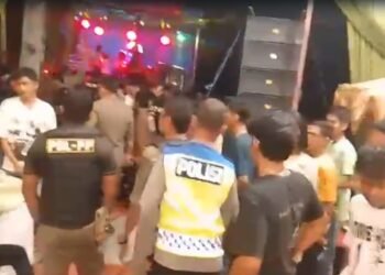 Satpol PP Pesisir Selatan Hentikan Paksa Orgen yang Beroperasi Malam, 2 Artis Kabur