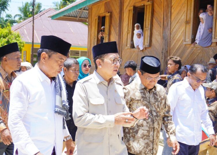 Menteri Kebudayaan RI Fadli Zon mengunjungi Surau Gadang Syekh Burhanuddin di Padang Pariaman