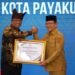 Wali Kota Payakumbuh Terima Penghargaan dari Menteri Hukum atas Dukungan Posbankum
