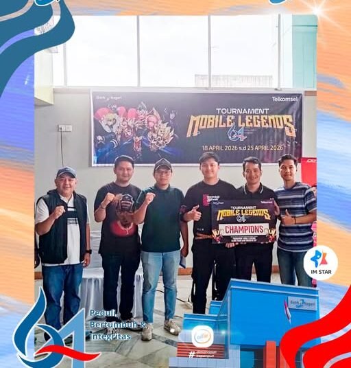 Dalam rangka memperingati Hari Ulang Tahun (HUT) ke-64, Bank Nagari sukses menggelar e-Sport Open Tournament Mobile Legends: Bang Bang yang berlangsung meriah dan kompetitif.