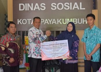 Pemko Payakumbuh Salurkan Bantuan ATENSI kepada 90 PPKS