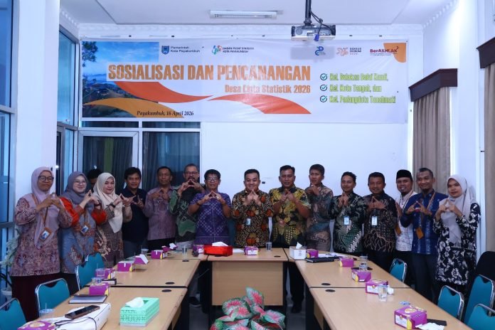 Pemerintah Kota (Pemko) Payakumbuh bersama Badan Pusat Statistik (BPS) Kota Payakumbuh mencanangkan Program Desa Cinta Statistik (Desa Cantik) 2026 di tiga kelurahan, yakni Padang Data Tanah Mati, Koto Tangah, dan Bulakan Balai Kandi, Kamis (16/4/2026).