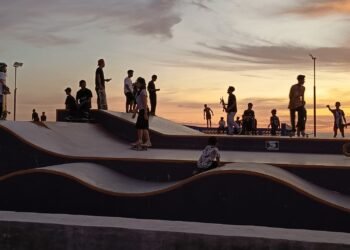 Padang Skatepark Jadi Ruang Positif bagi Anak Muda di Pantai Muaro Lasak