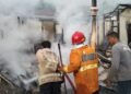 Pertamini Terbakar di Tanah Datar, Satu Rumah Ikut Hangus