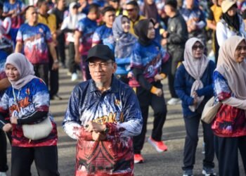Wawako Padang Ikuti Fun Walk dan Fun Bike Pulang Basamo di Kodaeral II Teluk Bayur