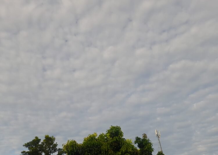 Kota Padang diperkirakan berawan hari ini, Jumat (10/4/2026), dengan suhu berkisar antara 20–29°C dan tingkat kelembapan di atas 60%.