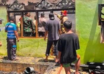 Kebakaran Hebat Hanguskan Rumah Warga di Solok, Satu Orang Luka Bakar
