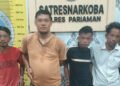 4 Pria Ditangkap di Rumah Tempat Memakai dan Transaksi Sabu-Sabu di Pariaman