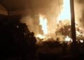 Gudang Kertas Telur di Pasaman Barat Terbakar, Ratusan Bal Hangus