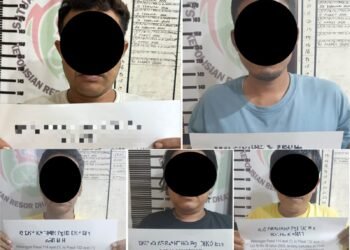 Polisi Gerebek Pesta Sabu-Sabu di Dharmasraya, 1 Pengedar dan 4 Pengguna Ditangkap