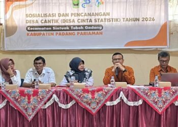 Pemkab Padang Pariaman Canangkan Nagari Cinta Statistik di Sintuak Toboh Gadang