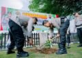 Polres Sijunjung Sambut Kunjungan Waka Polda Sumbar Brigjen Pol Solihin, Lakukan Penanaman Pohon Penghijauan