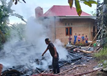 Kebakaran Hanguskan Dapur Produksi Lontong dan Sate di Pesisir Selatan