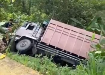 Video: Truk Terjun ke Jurang di Jalan Lintas Solok–Padang, Diduga Patah Sambungan Rem