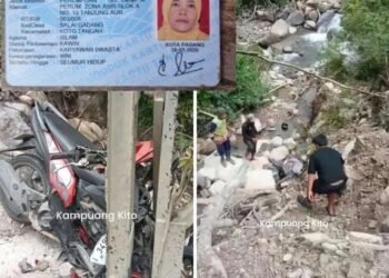 Detik-Detik Pemotor Hantam Jembatan di Pesisir Selatan hingga Tewas, Ini Identitas Korbannya