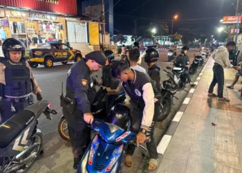 Sejumlah Kendaraan Diamankan Saat Patroli Malam di Bukittinggi