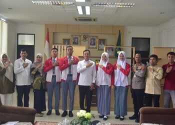 Pemkab Padang Pariaman Lepas Empat Pelajar Ikuti Seleksi Paskibraka Tingkat Sumbar 2026