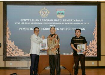 Pemkab Solok Selatan Raih Opini WTP ke-10 dari BPK RI