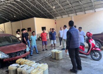 Timbun 262 Liter Solar Subsidi di Belakang Rumah, Warga Pasaman Barat Ditangkap Polisi