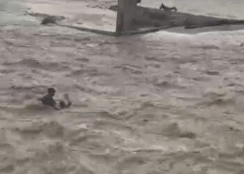 Video: Aksi Heroik Pemuda Selamatkan Lansia Terseret Arus Sungai di Padang Pariaman