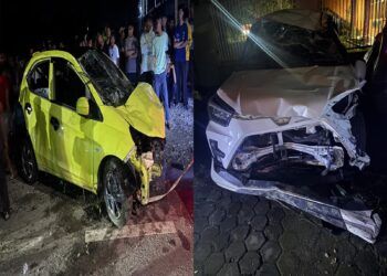 2 Minibus dan 1 Betor Kecelakaan Beruntun di Padang, 7 Orang Dilarikan ke Rumah Sakit