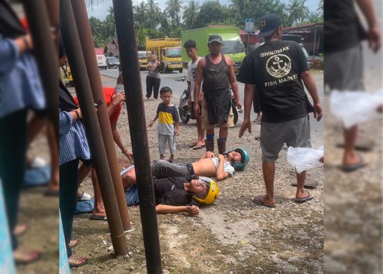 Dua sepeda motor terlibat tabrakan di kawasan Jorong Langgam Sepakat, Nagari Langgam Sepakat, Kecamatan Kinali, Kabupaten Pasaman Barat, Sumatera Barat, pada Rabu (6/5/2026) pukul 10.58 WIB.