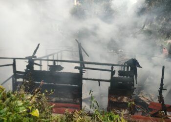 Satu Rumah Warga di Padang Hangus Terbakar, Diduga Tersambar Petir