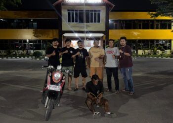 Curi Motor, Pria di Padang Dikejar Korban, Tertangkap dan Diteriaki sebagai Maling