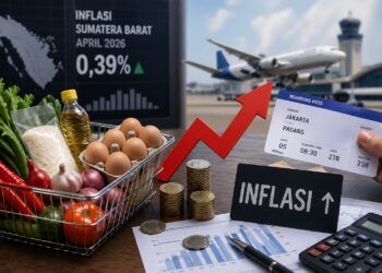 Inflasi Sumbar Naik 0,39 Persen, Dipicu Kenaikan Harga Makanan dan Transportasi