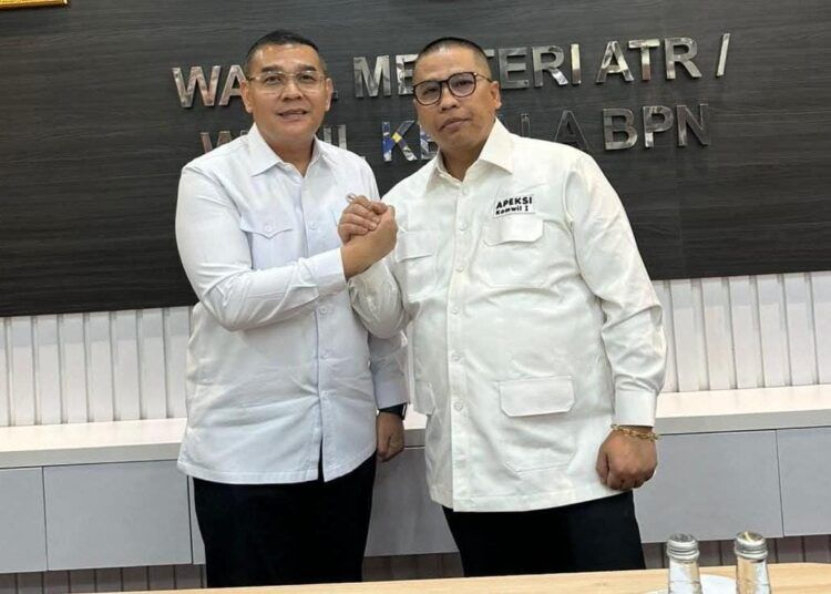 Wali Kota Padang Panjang, Hendri Arnis, melakukan kunjungan kerja ke Kementerian Agraria dan Tata Ruang/Badan Pertanahan Nasional (ATR/BPN) di Jakarta, Kamis (7/5/2026).