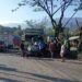 Kecelakaan Beruntun di Padang, Minibus Hancur