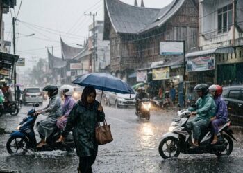 Waspada! Hujan Lebat Guyur Sumbar hingga 14 Mei 2026
