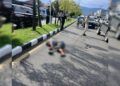 Saksi Mata Ungkap Detik-Detik Kaki Pemotor Putus Terlindas Truk di Padang