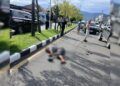 Terlindas Truk Tabung LPG, Kaki Pengendara Motor di Padang Putus