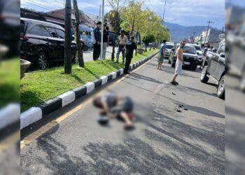 Terlindas Truk Tabung LPG, Kaki Pengendara Motor di Padang Putus