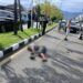 Terlindas Truk Tabung LPG, Kaki Pengendara Motor di Padang Putus