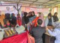 Ibu-Ibu Serbu Pasar Murah di Koto Baru yang Digelar Pemkab Dharmasraya