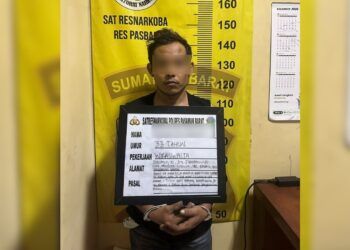 Polisi Tangkap Bandar Narkoba di Pasaman Barat, Sita 28 Paket Sabu-Sabu dan 10 Paket Ganja
