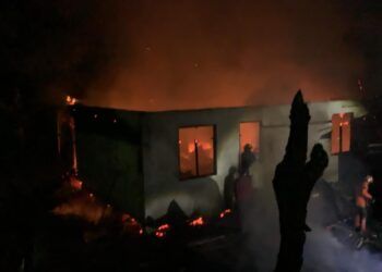 Terbakar, Surau Suluk di Lima Puluh Kota Porak-poranda