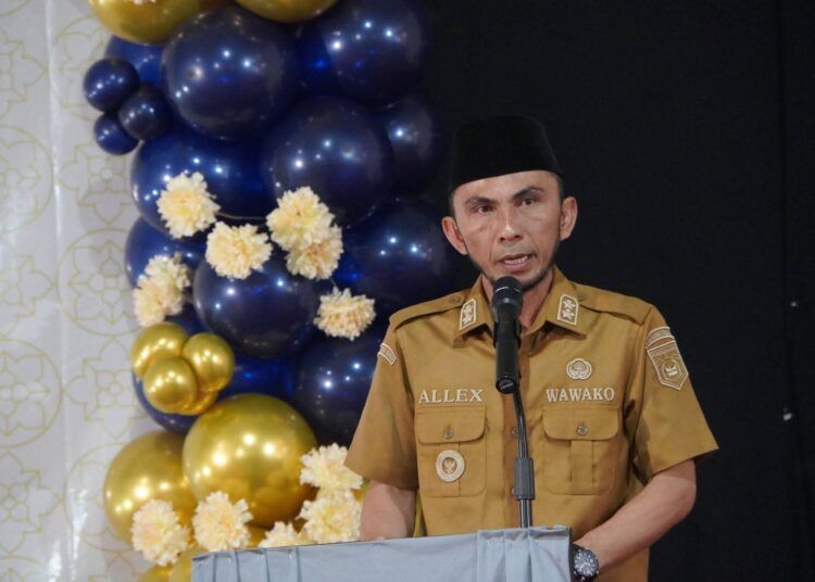 Wakil Wali Kota (Wawako) Padang Panjang menghadiri Wisuda Tahfiz XI dan Haflah Akhirussanah Angkatan X SDIT Ma’arif di Hotel Aulia, Selasa (19/5/2026).