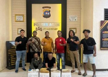 Dua Pengedar Tuak Ditangkap di Agam, Polisi Sita 120 Liter Minuman Beralkohol