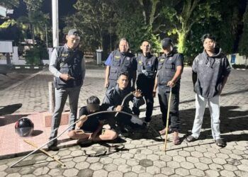 Empat Remaja Diduga Hendak Tawuran di Padang, Satu Ditangkap Bersama Celurit