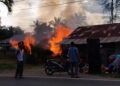 Satu Bangunan Hangus Terbakar di Pasaman Barat