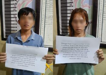 Polisi Tangkap Pasutri Pengedar Sabu-Sabu di Dharmasraya