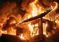 Api Lilin Sambar Minyak Tanah, Sebuah Rumah di Padang Hangus Terbakar